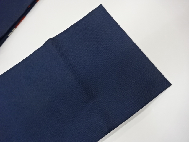  幾何学模様織出し名古屋帯